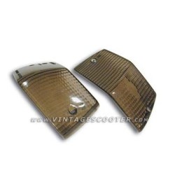 Cabochons De Clignotants Arriere Transparents/Fumes Vespa Px